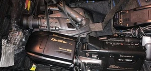 3x Panasonic OmniMovie PV-362D S-VHS C Camcorder + More Camcorders & Accessories - Picture 1 of 21