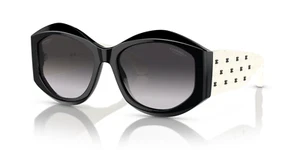 NEW | CHANEL | 5486 1656S8 | 56 | BLACK - WHITE TEMPLES | GRADIENT GRAY | POLAR - Picture 1 of 8