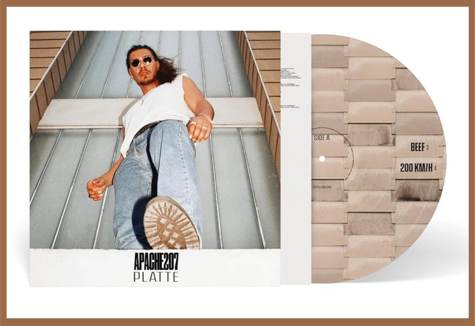 Apache 207 "platte" limitierte picture Vinyl LP NEU Album 2023 - Bild 1 von 2
