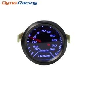 2'' 52mm Turbo Boost Gauge Digital Blue LED Pointer 35 Psi Pressure Meter 12V - Picture 1 of 7