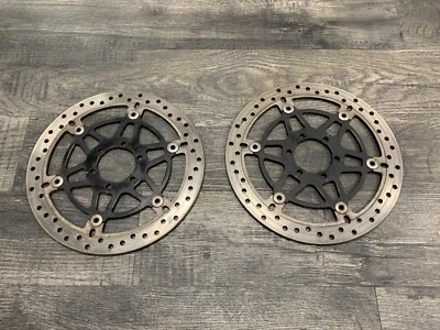 Discos de freno delanteros rotores Ducati 2007 2008 695 Monster OEM Foto 1 de 4