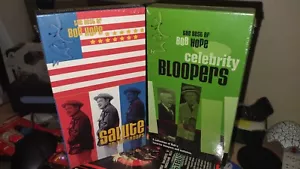 The Best of Bob Hope VHS Tapes Celebrity Bloopers & USO Salute To The Troops - Picture 1 of 3