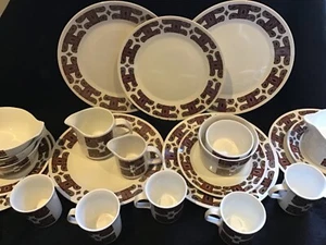 Vintage J & G Meakin Maori Tableware Alan Rogers Design - Picture 1 of 13