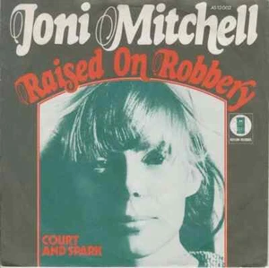 Joni Mitchell Raised On Robbery Vinyl Single 7inch NEAR MINT Asylum - Bild 1 von 1