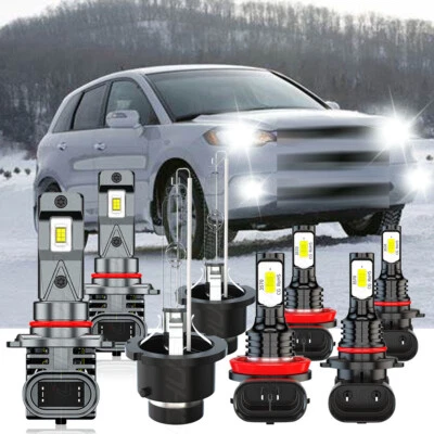 Para Acura RDX 2008-15 8x Faros Delanteros LED HID Hi/Lo+DRL Bombilla Antiniebla 6000K Foto 1 de 4