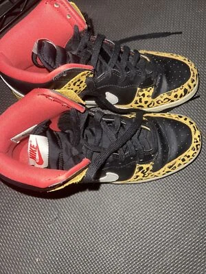 Tamanho 7 - Nike Dunk High Skinny Leopard - 429984-011 - Imagem 1 de 4