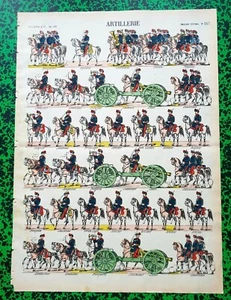  XIX ème - Artillerie Superbe Planche 40x29 cm N° 257 A Voir Absolument !!!!!!  - Picture 1 of 1