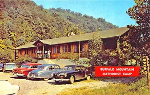 Jonesboro TN Buffalo Mountain Methodist Camp Old Cars Postcard - Picture 1 of 1