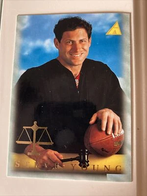 1995 Pinnacle Steve Young Gavel Trading Card #192 - Image 1 of 2