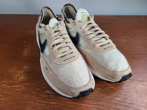 Nike ID Men's Waffle One SE Beige Tan Sail Suede Running Shoe Sneaker Size 11.5 - Picture 1 of 10