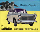 Morris Oxford Traveller Series VI UK market sales brochure 1963