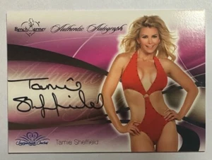 BENCH WARMER : TAMIE SHEFFIELD SWIMSUIT #36 AUTOGRAPH CARD SIGNATURE SERIES - Picture 1 of 2