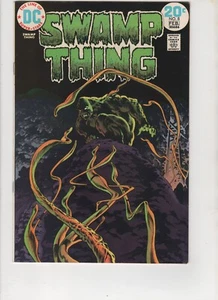 Swamp Thing #8, Wrightson C&A, Sm. waterstain back cover, VF- 7.5, 1974 - Picture 1 of 2