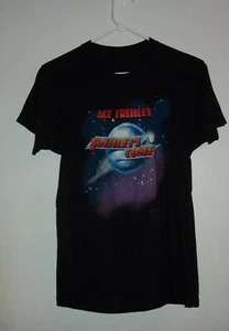 CAMISETA DE CONCIERTO RARA VINTAGE - ACE FREHLEY'S COMET - NEGRA - 1987 - Imagen 1 de 2