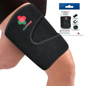 Large Adjustable Thigh Support for Hamstring & Quad / Pain Relief - Unisex - Picture 1 of 7