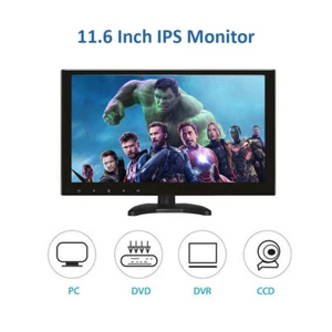 11.6" IPS Portable 1080P LCD Screen Display Monitor for Raspberry PI B/ B+ PS3/4 - Picture 1 of 8