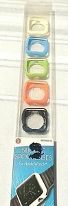 SILICONE SPORT CASES FOR APPLE WATCH ASSORTED COLORS 42MM  NEW IN CASE - Picture 1 of 3