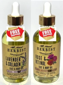 ERBISTA FARMACISTA rosa e retinolo o lavanda e collagene / olio viso e corpo - Foto 1 di 13