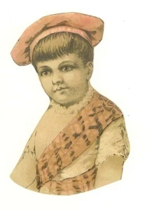 Lot von fünf 5 Jungen und Mädchen Kind schöner kleiner viktorianischer Schrott um 1880 - 1890 - Bild 1 von 10