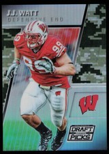 2016 Panini Prizm Collegiate Draft Picks JJ Watt Camo Prizm #43 /199