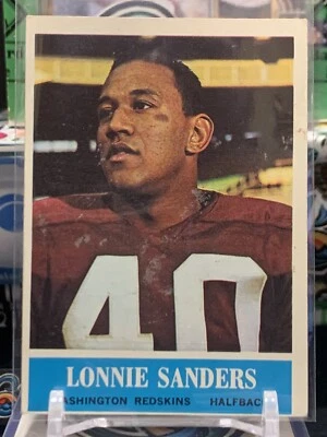 1964 Philadelphia Football Lonnie Sanders Rookie Washington Redskins #193 JH4N - Image 1 of 2