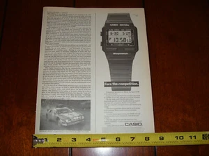 CASIO S50W WATCH ORIGINAL 1985 AD - Picture 1 of 5