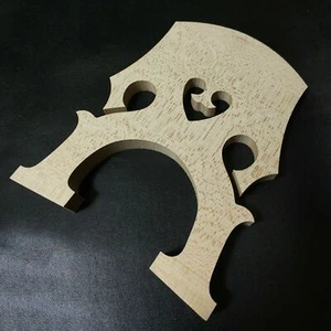 3/4 Double Upright Bass Maple Bridge European Maple Wood Foot Width 150mm A+++ - Picture 1 of 1