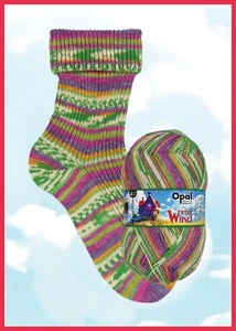 Sockenwolle 4-fach Opal Wirbelwind Farbe 11470 tanzende Blätter - Bild 1 von 2
