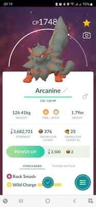 Hisuian Arcanine ( Hisuian Growlithe Evolution ) Pokemon Trade Go - Afbeelding 1 van 1