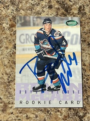 Parkhurst 1993 BRYAN MCCABE NEW YORK ISLANDERS С АВТОГРАФОМ карточка дебютанта - Изображение 1 из 2