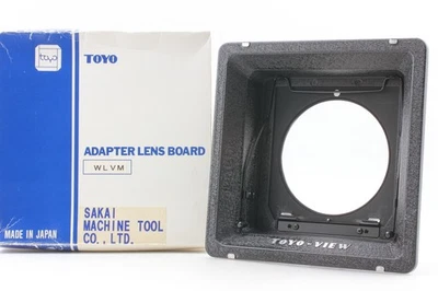 [MINT W/ BOX] Toyo View 4x5 Recessed Lens Board Adapter From JAPAN - Image 1 of 4