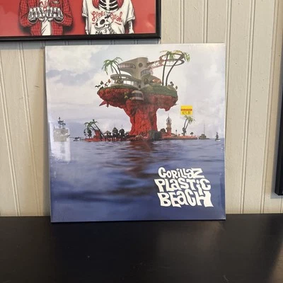 Gorillaz : Plastic Beach (2019 Reissue Black Vinyl 2LP, Gatefold) NEW/SEALED - Image 1 of 2