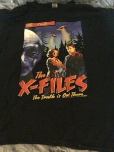 Camiseta negra X Files para hombre XL The Truth is Out There Mulder Skully - Imagen 1 de 1