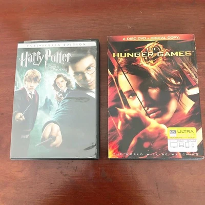 Гарри Поттер Голодные игры DVD лот 2 диска семейный детский фильм - Изображение 1 из 4