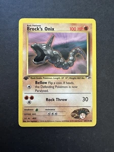 Pokemon Gym Heroes 1. Edition Brock’s Onix 69/132 - Bild 1 von 2