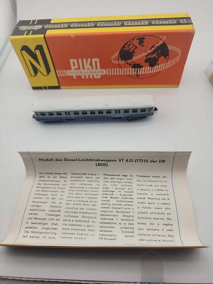 PIKO N SCALE PASSENGER CAR * VINTAGE * 5/4105   - Image 1 of 4