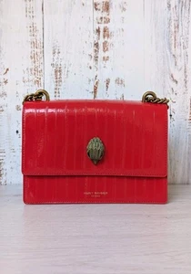 Kurt Geiger Shoreditch Patent Leather Red Crossbody Bag - Picture 1 of 4