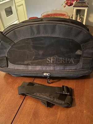 BOLSO SHERPA Negro Porta Mascotas Mascotas Aprobado por Aerolínea 17 1/2 x 10 1/2 X 9"" Foto 1 de 3