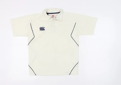 Canterbury Men's White Polo Shirt M Lightweight Rugby - Image 1 of 4
