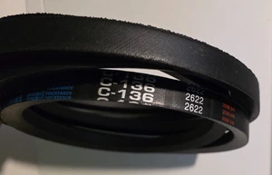 D&D DURA-PRIME Resistenza al calore e all'olio C136 2622 Cintura a V 7/8" x 140" x 9/16" - Foto 1 di 5