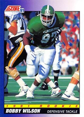1991 Score #606 Bobby Wilson EX Excellent RC Rookie - Image 1 of 2