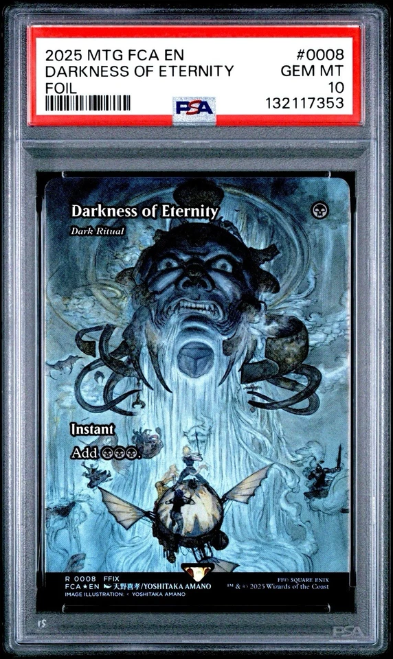 2025 MTG Final Fantasy DARKNESS OF ETERNITY * Through The Ages FOIL * PSA 10 - Image 1 of 2