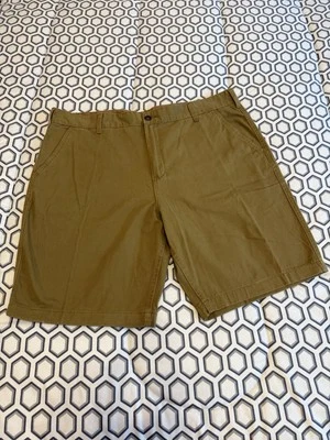 Pantalones Cortos de Algodón Informales Caqui Faded Glory Para Hombres 42 Chino Verano Preppy Bronceado 3.30 .15@ Foto 1 de 4