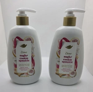 LOT OF 2 - Dove Sugar Cookie Sprinkle - Limited Edition - Hand Wash 12 oz each - Picture 1 of 4