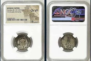 Moneda de plata doble denario Imperio Romano Gordiano III 238-244 AD AR NGC CH EN MUY BUEN ESTADO - Imagen 1 de 1
