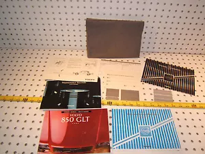 Volvo 1993 850GLT Owners's OEM 1 set of 8 Manuals / Papers Volvo GRAY OE 1 Pouch - Bild 1 von 12