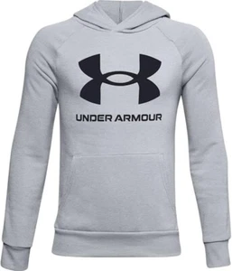 Under Armour Boys' Rival Fleece Hoodie Size Medium Gray - Picture 1 of 3