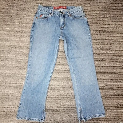 Guess Size 26 Jeans Girls Mid Rise Straight Blue Denim - Image 1 of 4