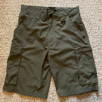Boy Scouts of America BSA Green Supplex Nylon Cargo Shorts - Men's Size S Small - Image 1 of 4