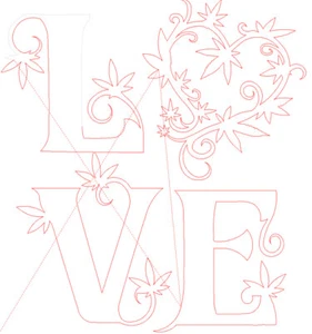 5 dxf file cnc industrial Marijuana Cannabis Baked Cricut Silhouette Nr.4021 - Picture 1 of 21